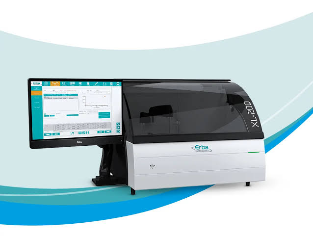 ERBA XL-200 Fully Automated Chemistry Analyzer with ISE